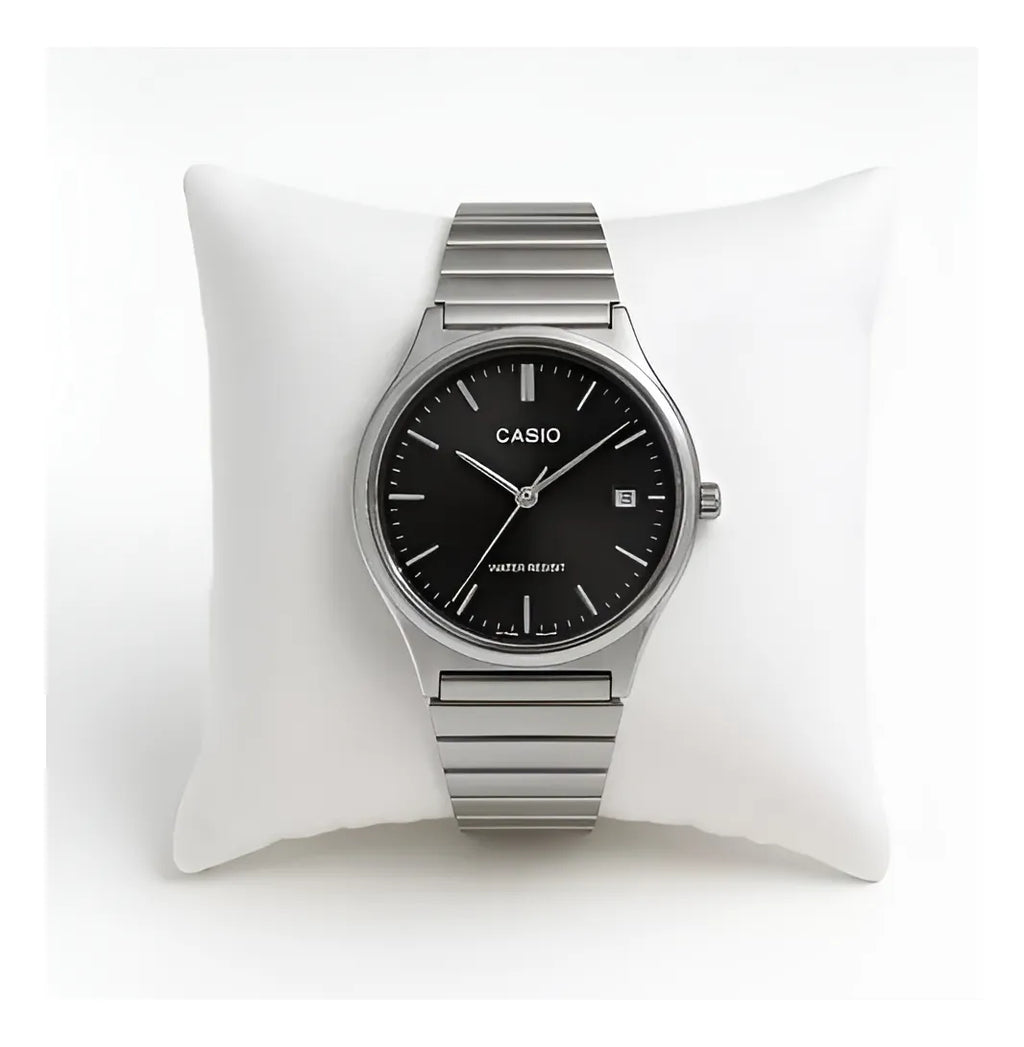 Relógio Casio Vintage A 180 Limitado Prata Com Fundo Preto